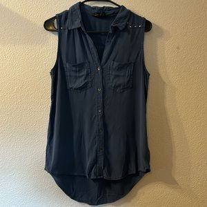 NWT Rock & Republic button down tank top size XS